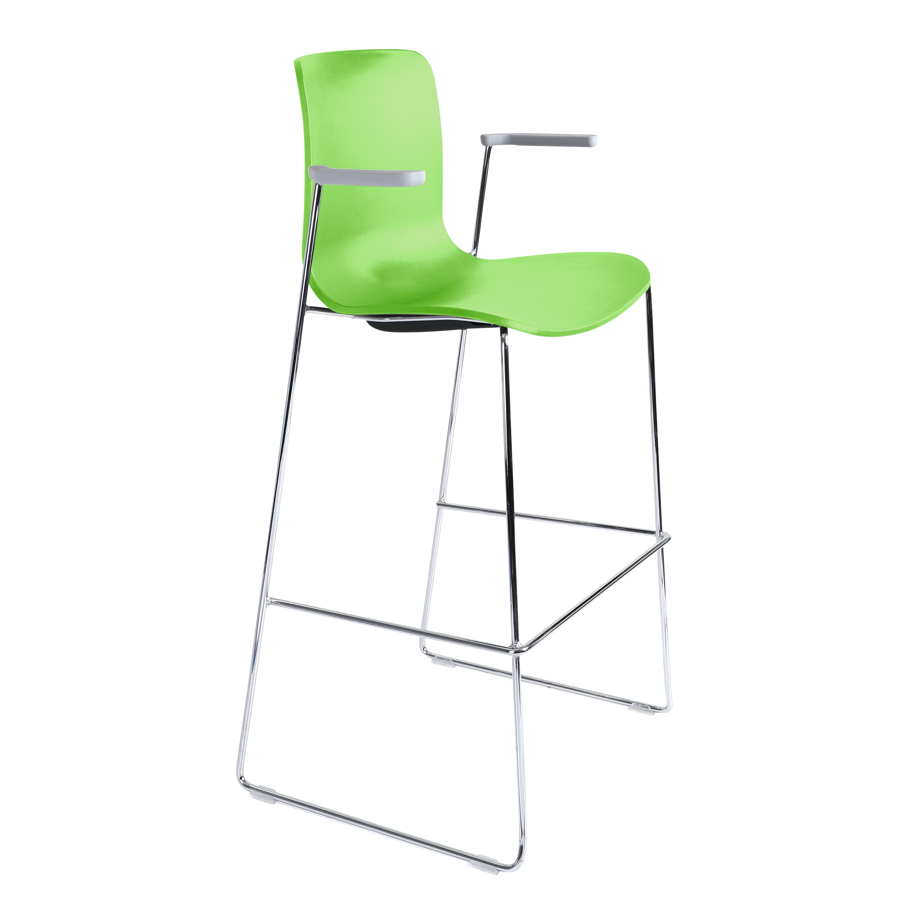 Acti Stool (Green / Stool Sled Base)